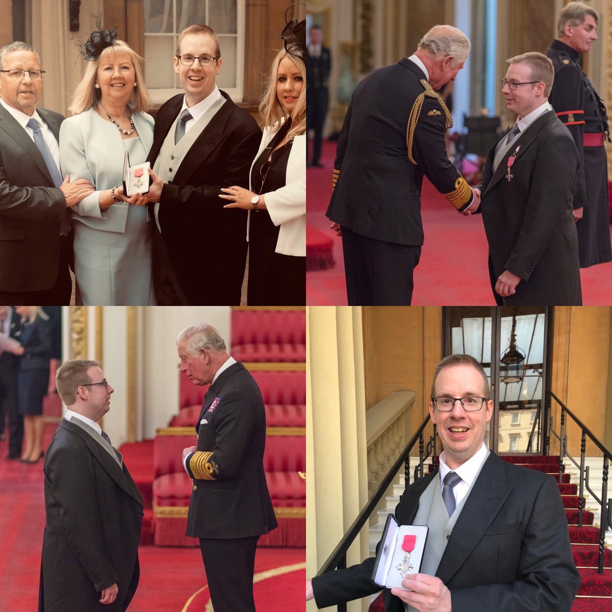 I formally became Steve Vear MBE four years ago today. I still have no words to describe how it makes me feel. Thank you to everyone who has contributed to making me worthy of this. I love you all.
