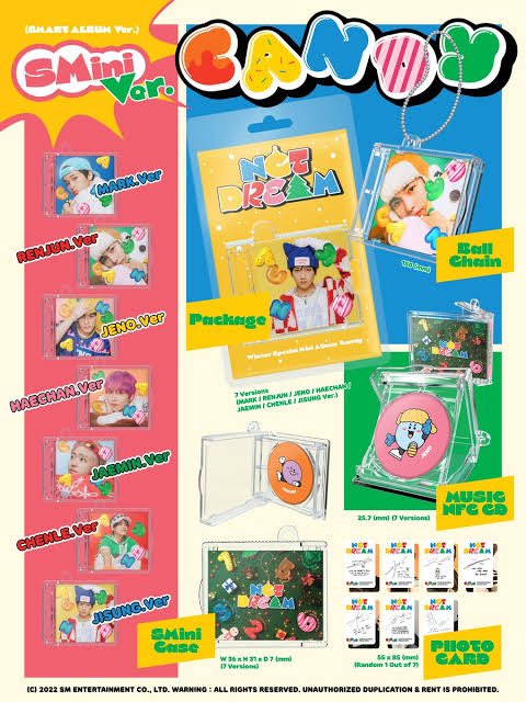 พร้อมส่ง 1 มค🎄

🤍Smini candy nct dream ไม่แกะ🤍
ปก ver jaemin แจมิน มี 4 บั้ม
ปก ver jeno เจโน่ มี 4 บั้ม
ปก ver mark มาร์ค มี 1 บั้มสุดท้าย

ราคา 450.- ค่าส่ง 40.- ไม่บวกเพิ่มค่า

สนใจ dm สอบถามสั่งซื้อได้เลยค่าา✨

#ตลาดนัดnct #ตลาดนัดnctdream #พร้อมส่ง #ตามหา