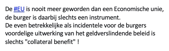 0Frah5's tweet photo. @Rientzen Ons kabinet ? Correctie, het kabinet.
Nee, vanaf 14 oktober 2010 is het beleid van @minpres Mark Rutte gericht op de globalisering van Nederland, via de #EU en dat kost de burgers alleen maar geld.
Slechts #CollateralBenefit daarom #Nexit.
#NexitIsNoodzaak
#NexitPuntUit https://t.co/eGVVaQxeAD