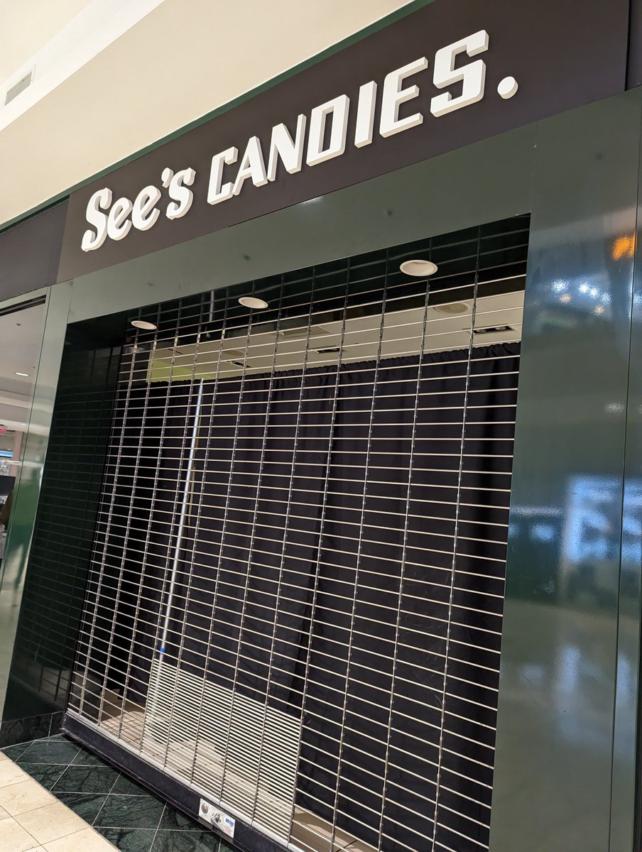 Robert Dyer on Twitter "See's Candies closes at Montgomery Mall in