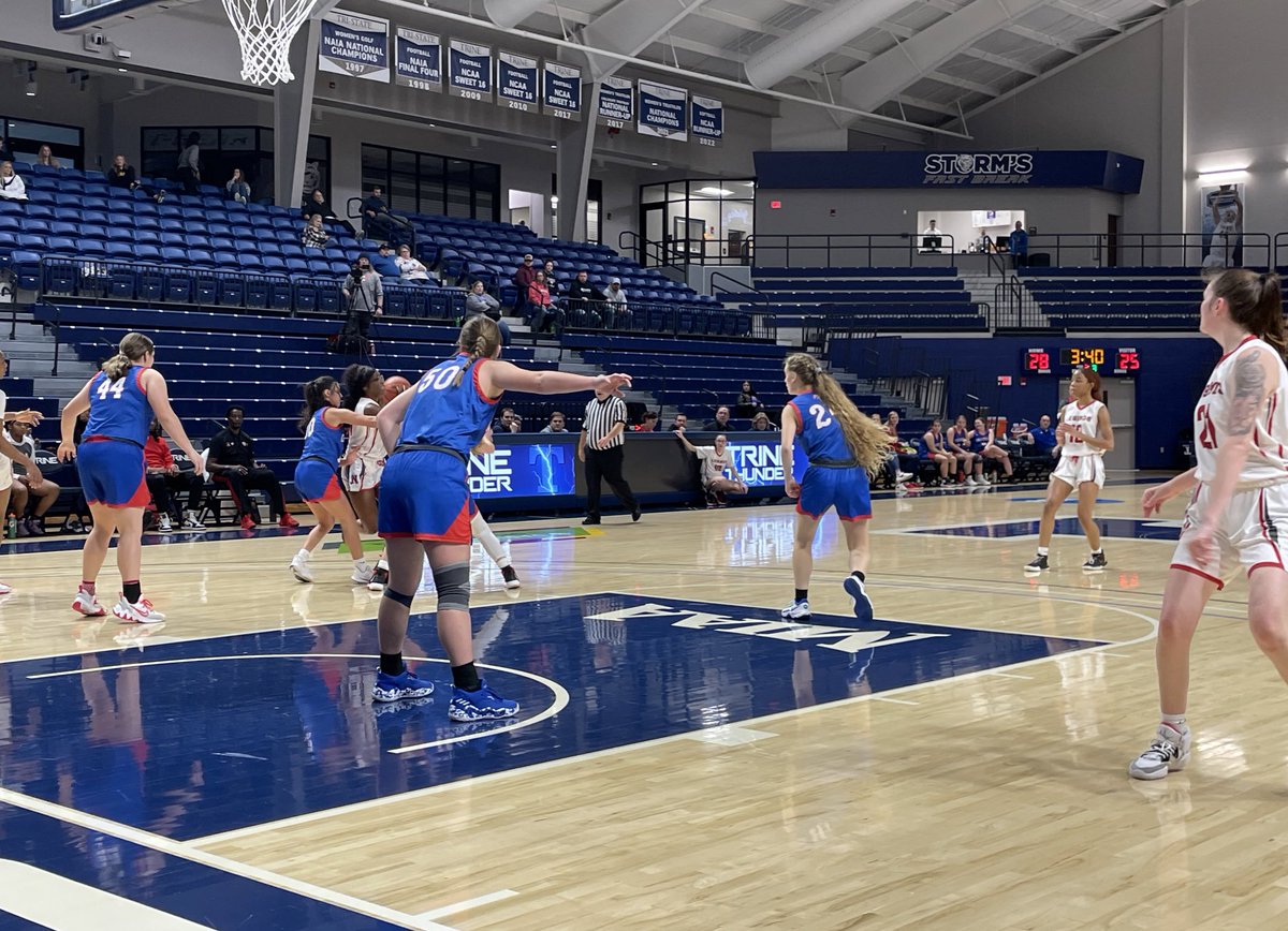 End of 3rd North Side 38 West Noble 28 in girls <a href="/PSM1Team/">Parkview Sports Medicine</a> shootout at Trine University.