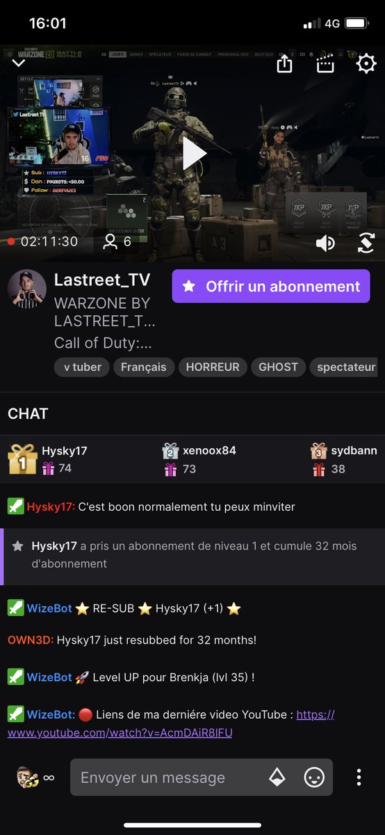 LastreetTV's tweet photo. 32 mois de sub mon soutien numéro 1 incroyable 🔥🔥🔥 @JulienxD17 https://t.co/9nqF5hlYhd