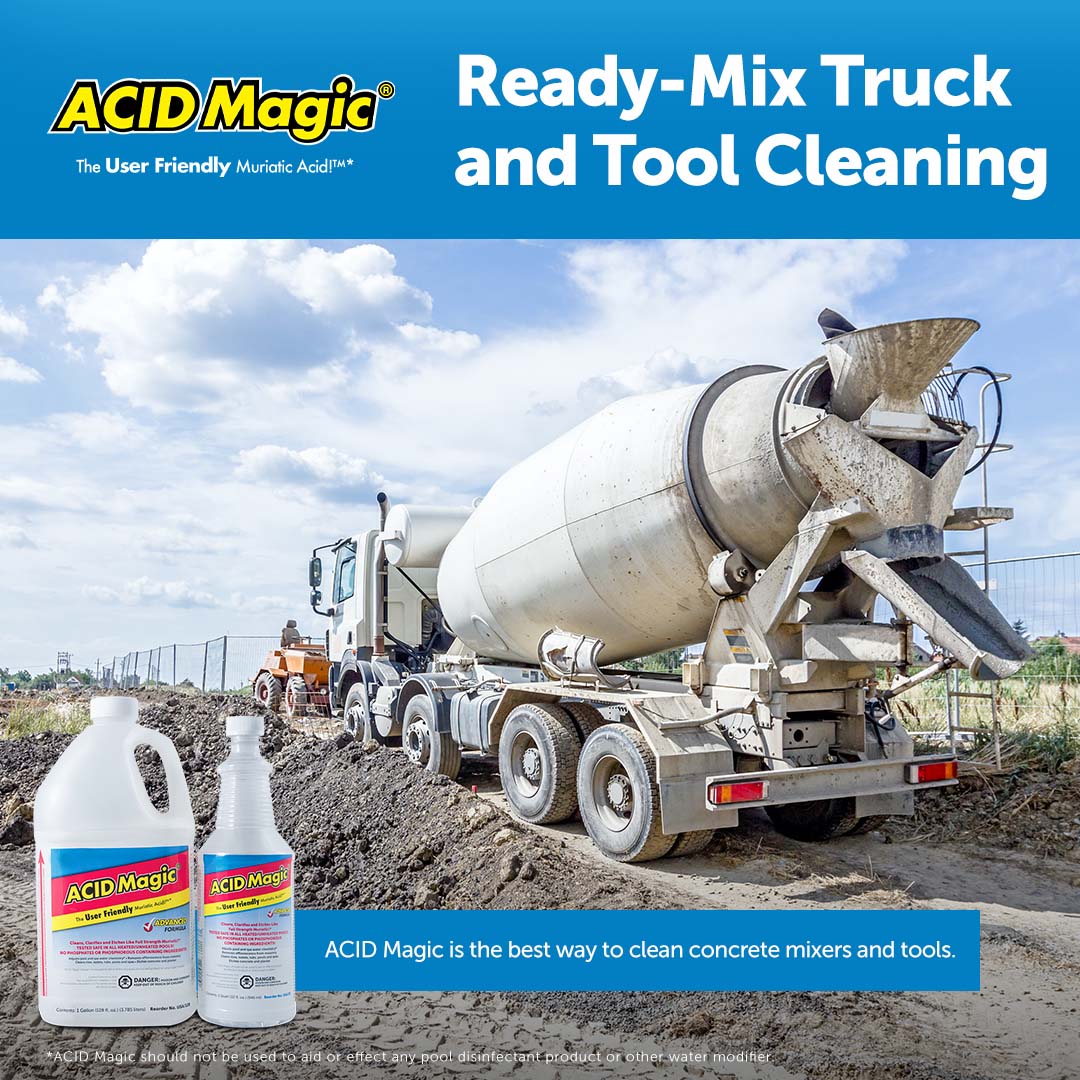 AcidMagicUSA's tweet image. Bring concrete mixing trucks and tools back to life with ACID Magic!

Here's How: bit.ly/ACIDMagic_HTU_7

#ACIDMagic #ConcreteTruckCleaning