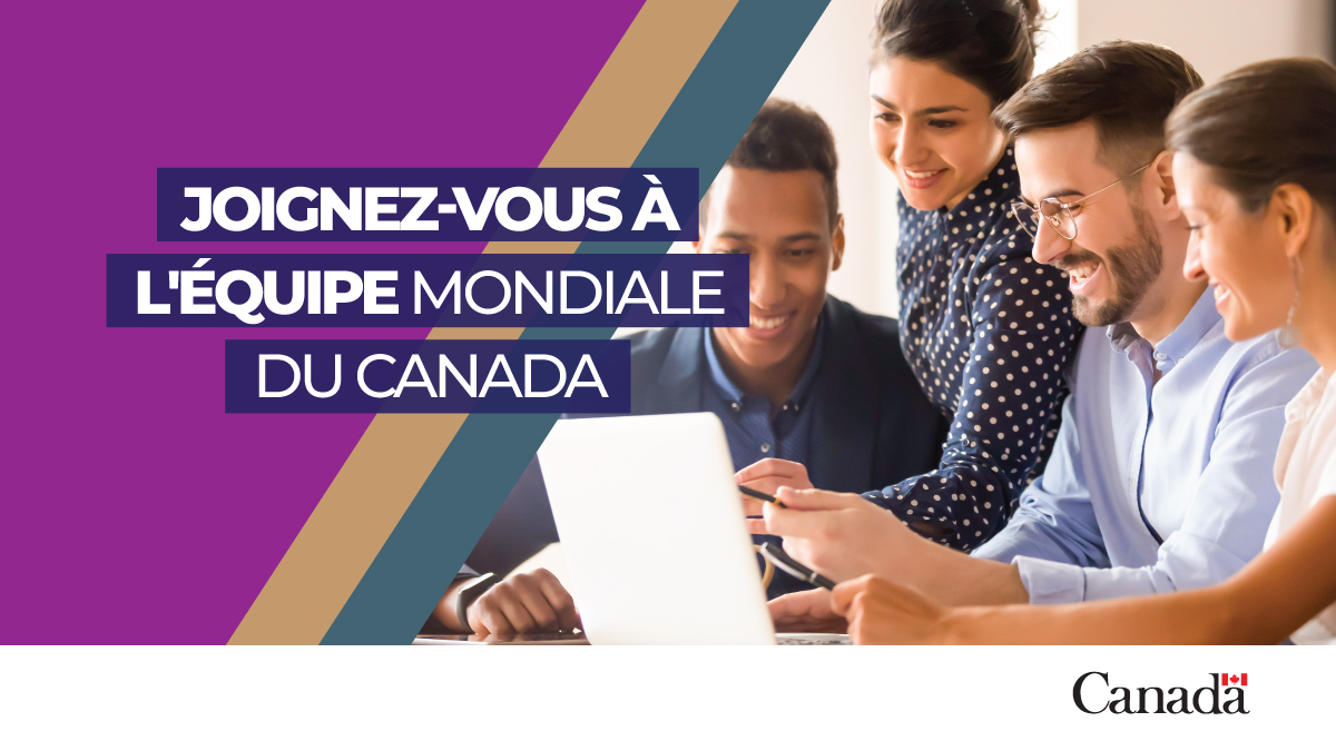 AMC_corporatif's tweet photo. Affaires mondiales Canada cherche à combler divers postes administratifs!

Nous favorisons la diversité et nous encourageons les personnes handicapées et d’origines culturelles diverses à postuler.

Postulez d’ici le 3 janvier 2023  ⬇️
https://t.co/NFV58i5v33 https://t.co/tHhtnZoXQR
