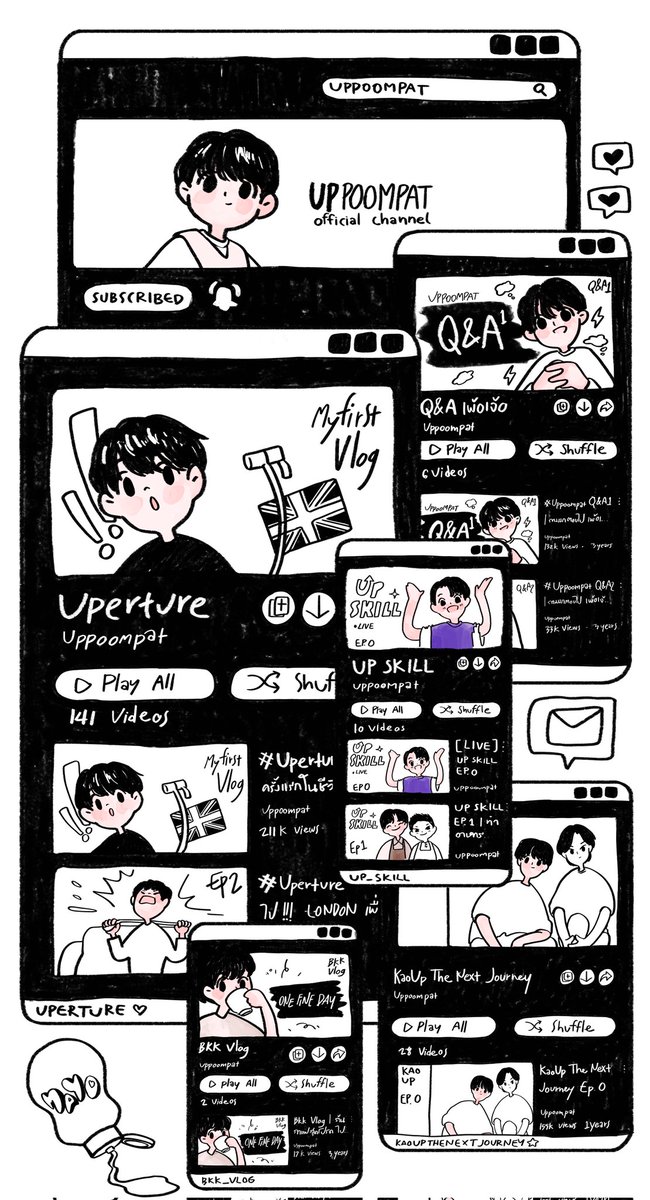 UppoompatTh's tweet photo. 📽 Back drop at Up's Fanmeet บอกเล่าเรื่องราว ผลงานต่างๆของน้องอัพ
Part 1: Youtube uppoompat
❇️ Uperture, Q&A เพ้อเจ้อ,UP SKILL,KaoUpTheNextJourney
Part 2: Special gift
Part 3: UP in MAGAZINE
#HBD28thLovingUP
#UP28thproject
#uppoompat https://t.co/cIVfuFyE92