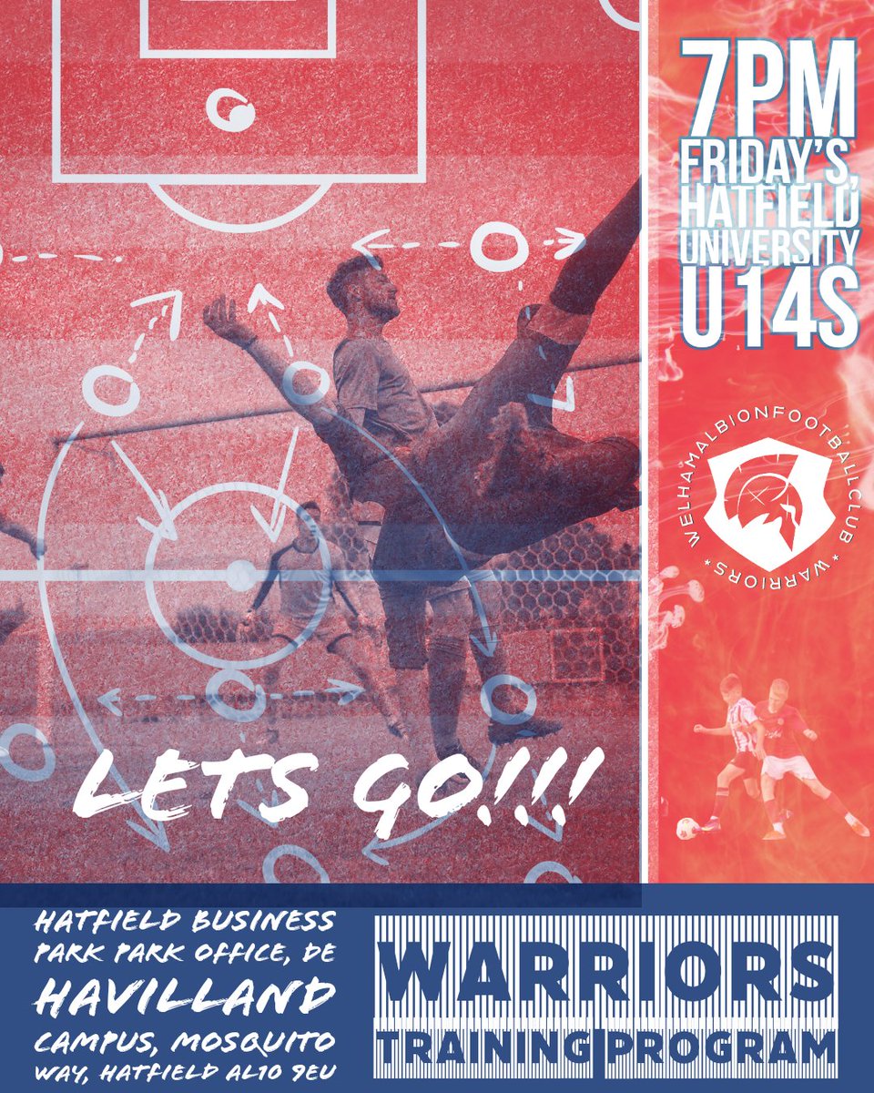 Join our u14s training programme.

Qualified, experienced coaches offering outfield and goalkeeper training sessions. 

No affiliation fees
No sign up fees

Contact us to join:
welhamalbionfootballclub@hotmail.com

<a href="/WHTsport/">WH Times Sport</a> 
<a href="/Teamgrassroots_/">Grassroots</a>