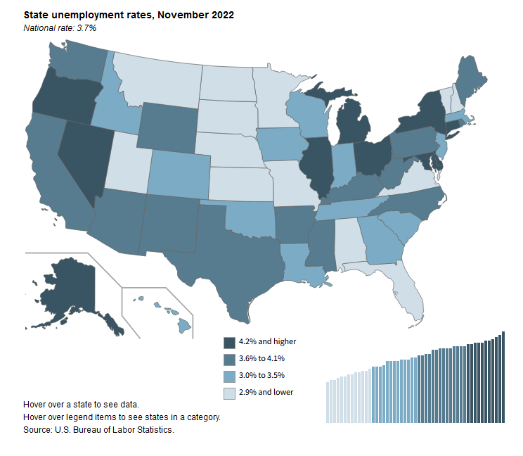 BLSLabor Statistics on Twitter "Utah had the lowest unemployment rate