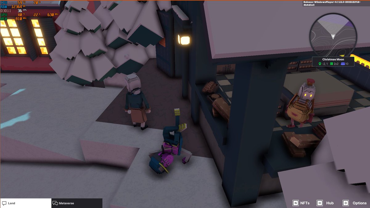 TRoleee's tweet photo. @TheSandboxGame @LuluLand_World I found Monica in Christmas Moon by @LuluLand_World! 🌜 I participated in the #SeasonsGreetingsTSB challenge for a chance to win an NFT! https://t.co/2GHdwt2vCy