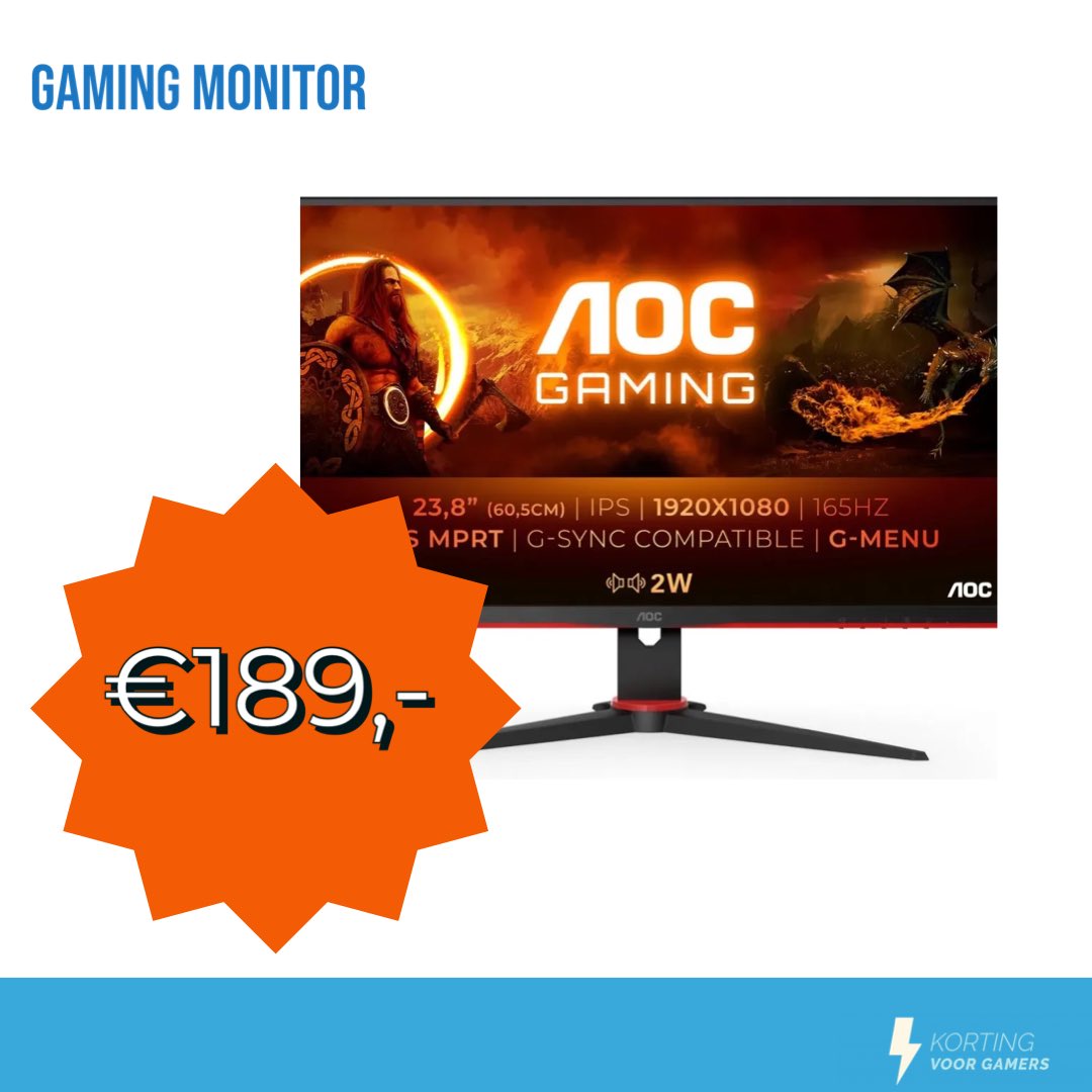 kortingvgamers's tweet photo. Super scherm voor Gamers!!

👉 https://t.co/l1M7Tz4Cu3

#korting #goedkoop #aanbieding https://t.co/tc9nelscfP