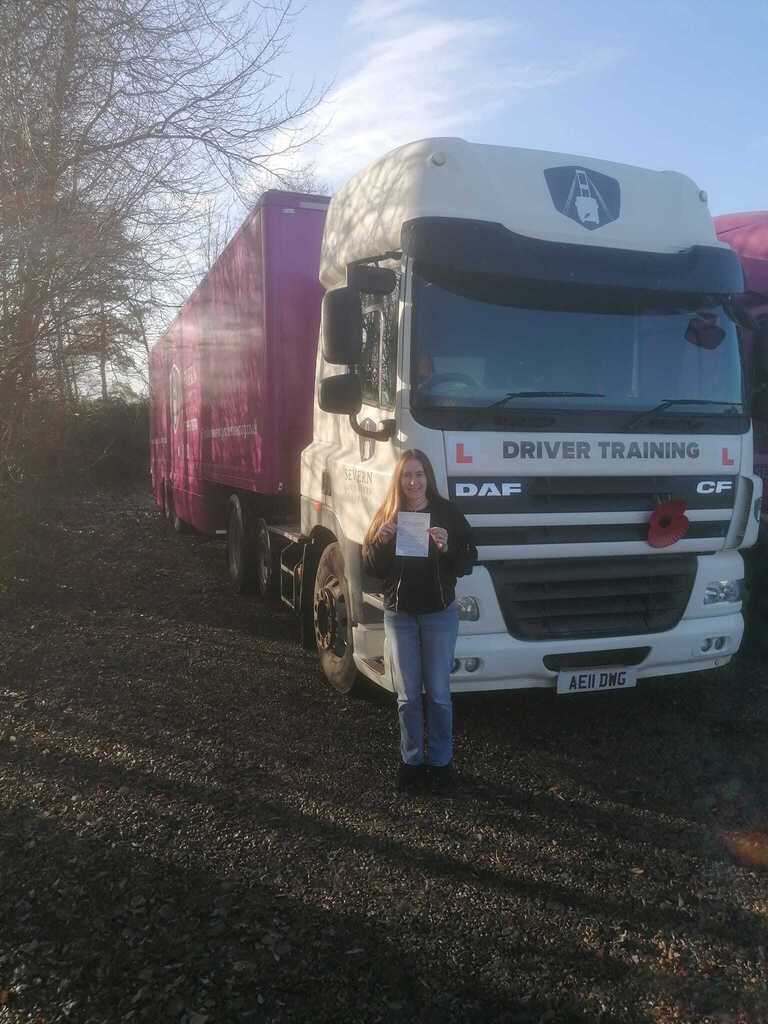 Congratulations Vivian for passing your category C+E licence today.
We wish you all the best for your future driving career. 
ift.tt/rUyn43u
#drivertraining #LGV #lgvtraining