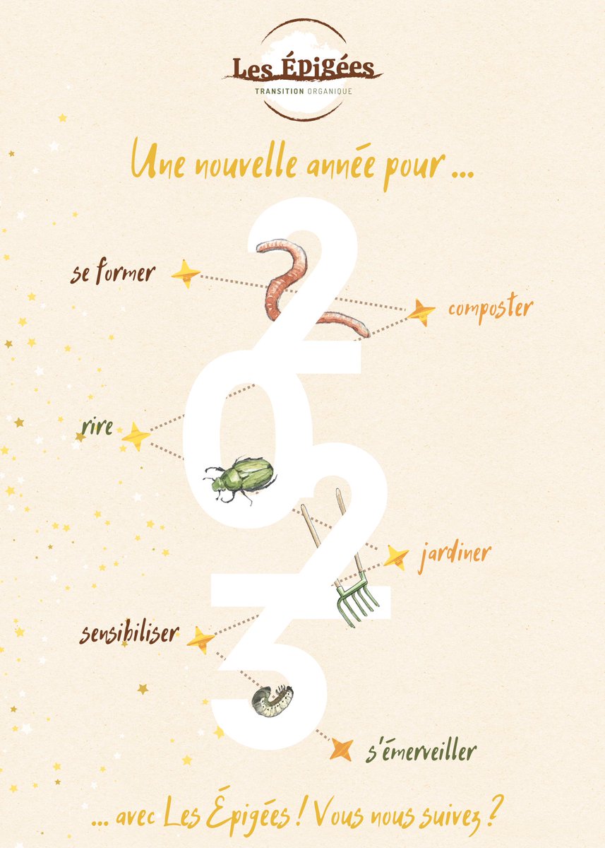 Toute l'équipe des Épigées vous souhaite de merveilleuses fêtes de fin d'année ! 2023 s'annonce haute en couleur !