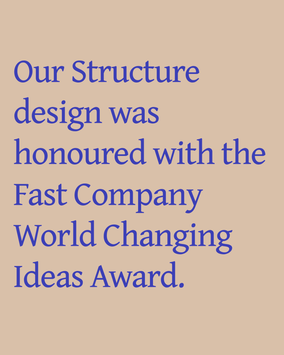 Better_Shelter's tweet photo. #In2022, @FastCompany awarded our #Structure design with the World Changing Ideas Award in #architecture! Launched in 2020, we were so pleased that the Structure would receive such recognition. #YearinReview
©Sahiba Chawdhary https://t.co/q1dN7DtlTZ