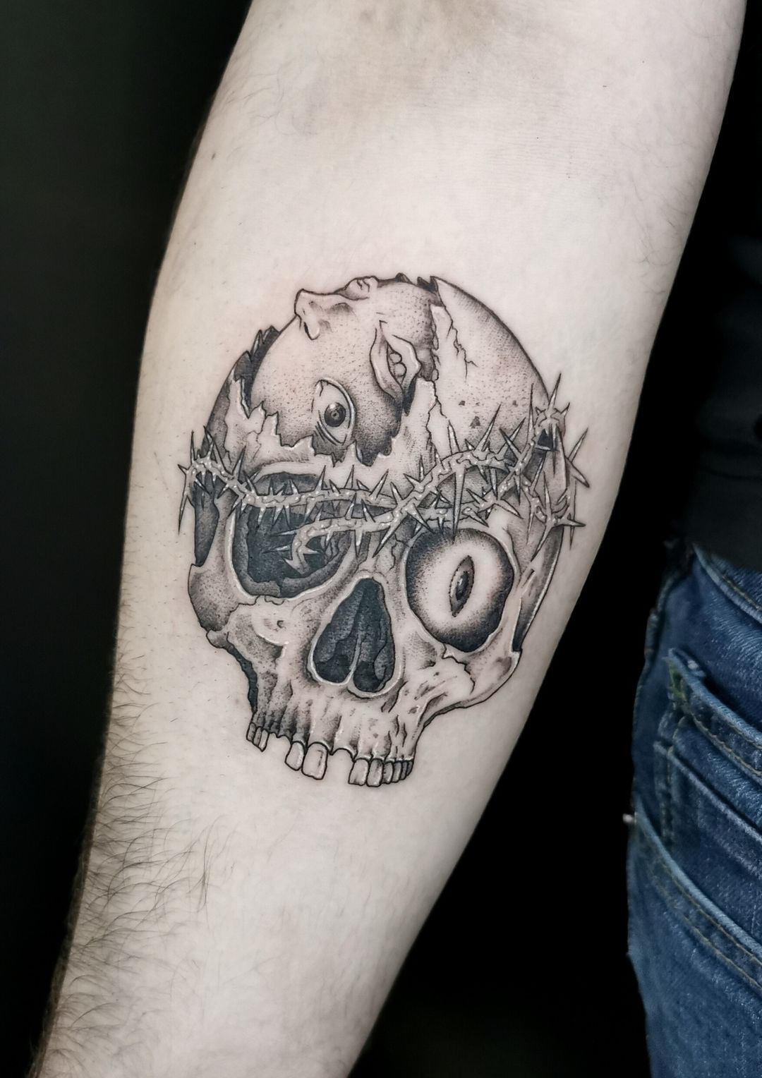 Tattoo uploaded by Aaron Aziel  deathknight skull knight etching   Tattoodo