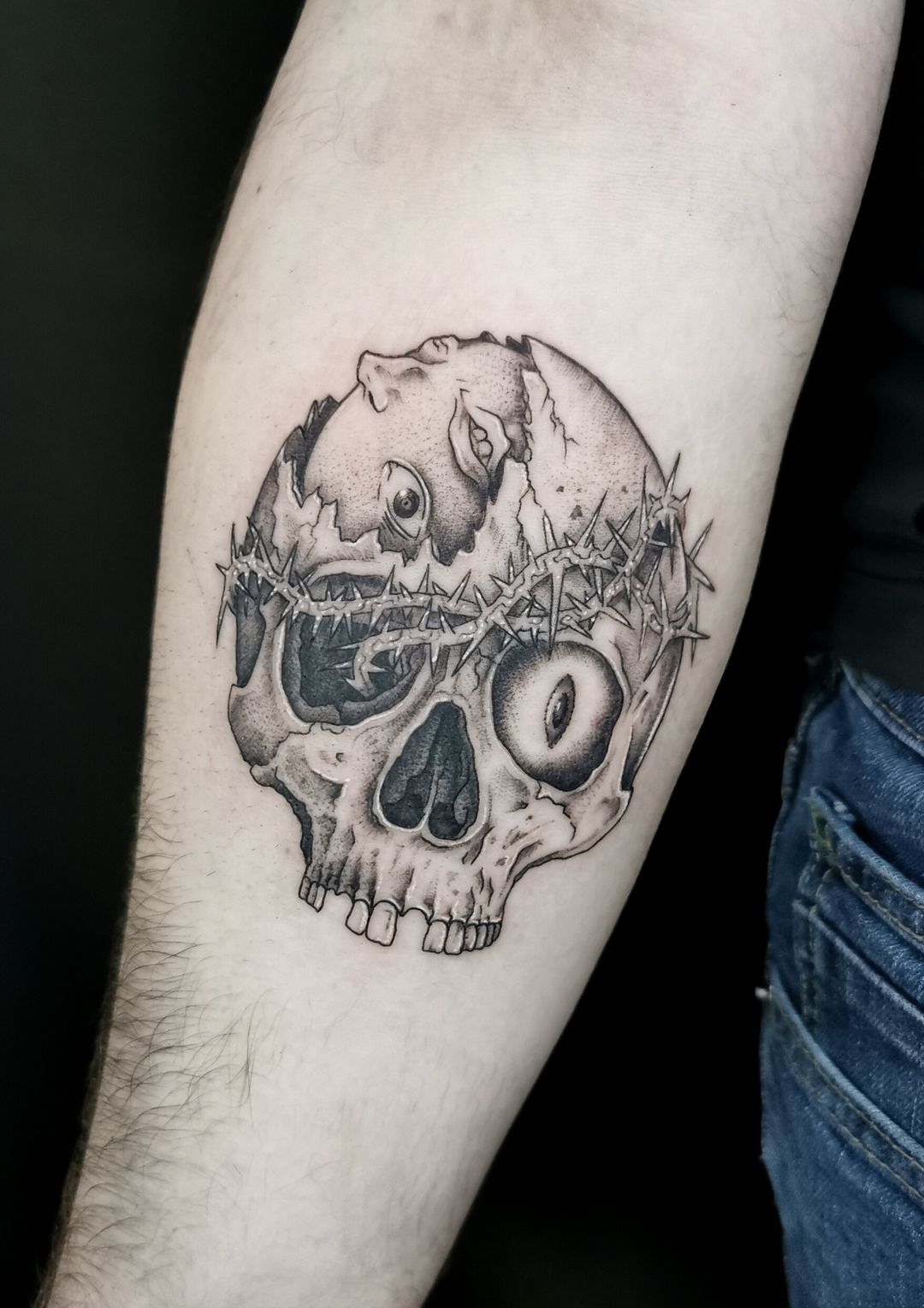 Killer Ink Tattoo on X: "Killer #SkullKnight inked by Océanne from Sweet'ink Studio with #killerinktattoo supplies! #killerink #tattoo #tattoos #bodyart #ink #tattooartist #tattooink #tattooart #skullknighttattoo #skull #skulltattoo #manga #mangatattoo ...