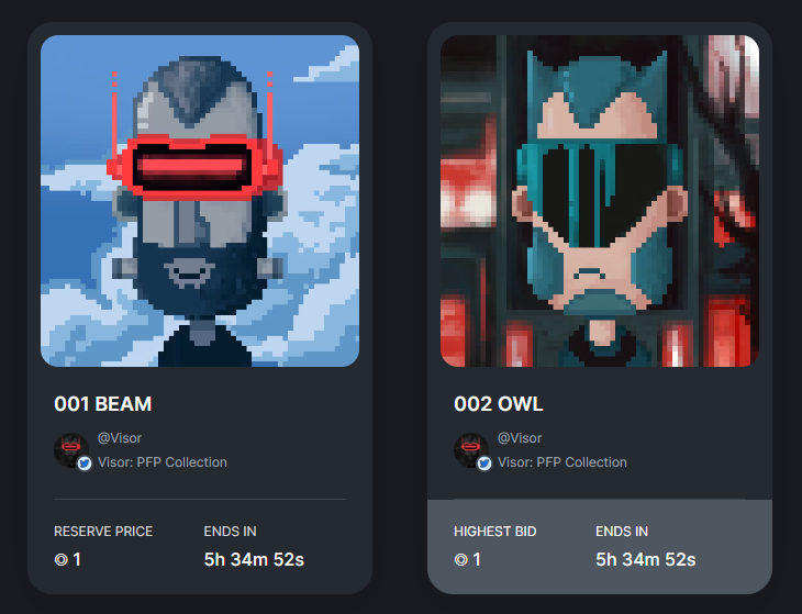 VisorSol's tweet image. First bid just got in by @FujiiSol 🫶
Thank you very much for this and talking with me when I started my project🥹

6 hours left!