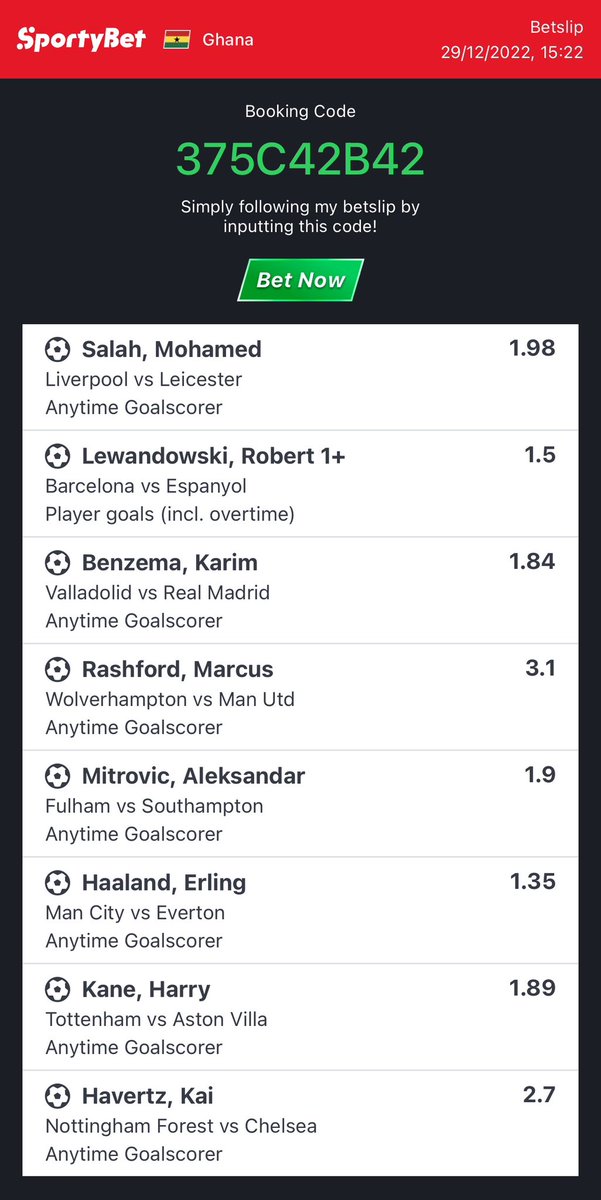 375C42B42              220 ODDS 

Player to score anytime ⚽️⚽️

🔞🔞🔞🔞🔞🔞🔞

Let’s get it ✅🥂🤩🔥🫵🏾💪🏽