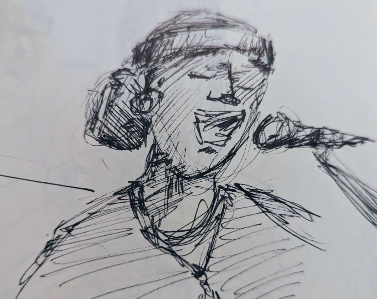 Sketching at open mic last night, caught a great performance by <a href="/WhitneyMonge/">Whitney Mongé</a>