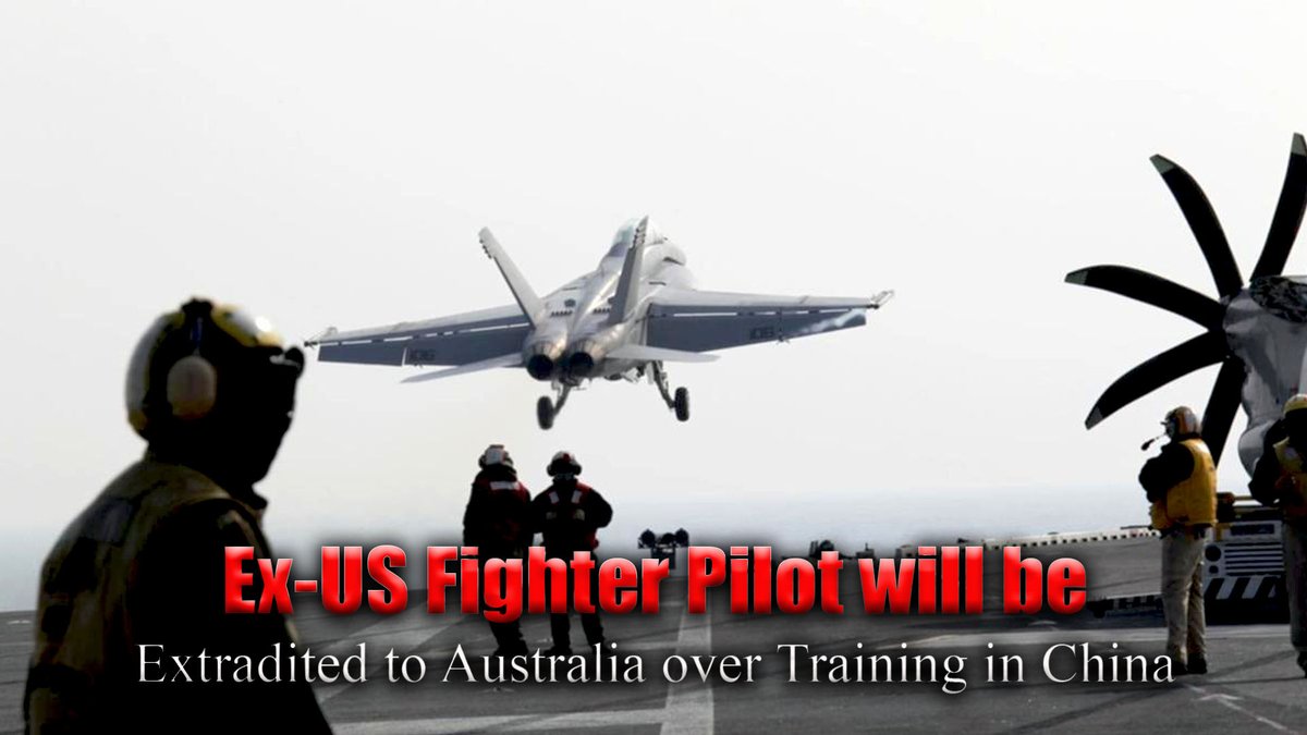Ex-US fighter pilot will be extradited to Australia over training in China.

An application to extradite a former US Marine Corps fighter pilot to the US has been authorized by the Australian Attorney-Department. General's He is accused of violating US weapons control.