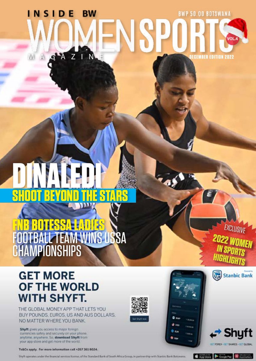 I launched Botswana’s first women sports magazine....a celebration of 🇧🇼 female athletes, administrators and sponsors of women sports. 4 issues out in 2022🙏💪🏽🇧🇼⚽️❤