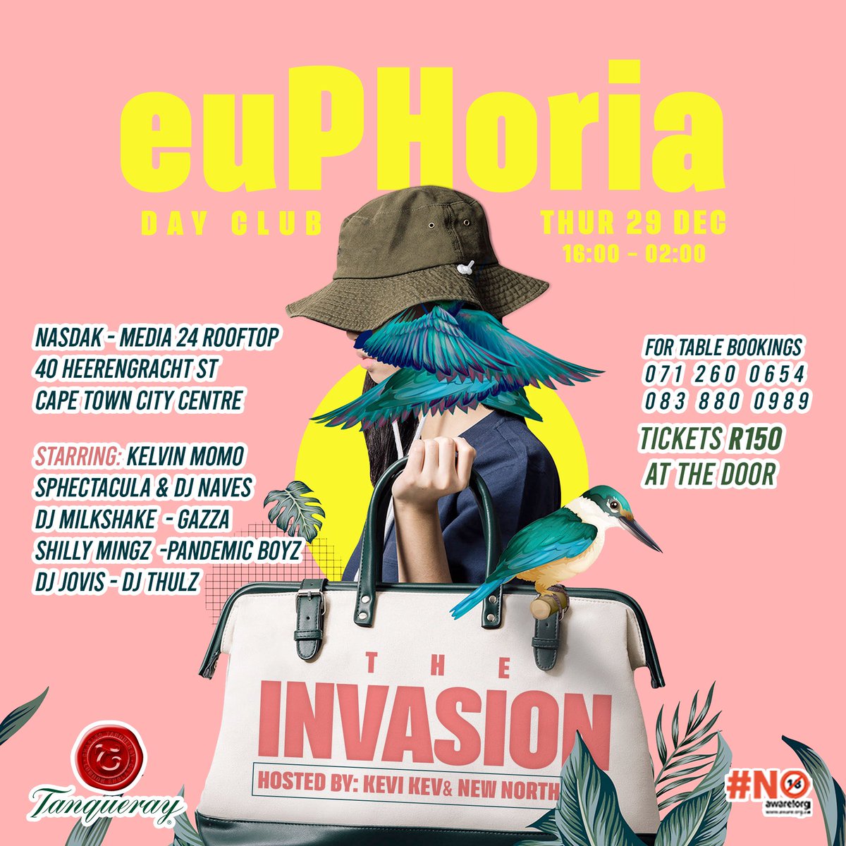 Lexsayy's tweet photo. #euPHoriaDayClub Day 2 let’s gooo !🚀🎊🥂

Catch @kelvinMomo_ @KOTW_SA @DJMilkshake @ThulzSA &amp; more today from 16:00pm - 02:00am . 

Table bookings essential ❗️ https://t.co/Dgz4jb049k