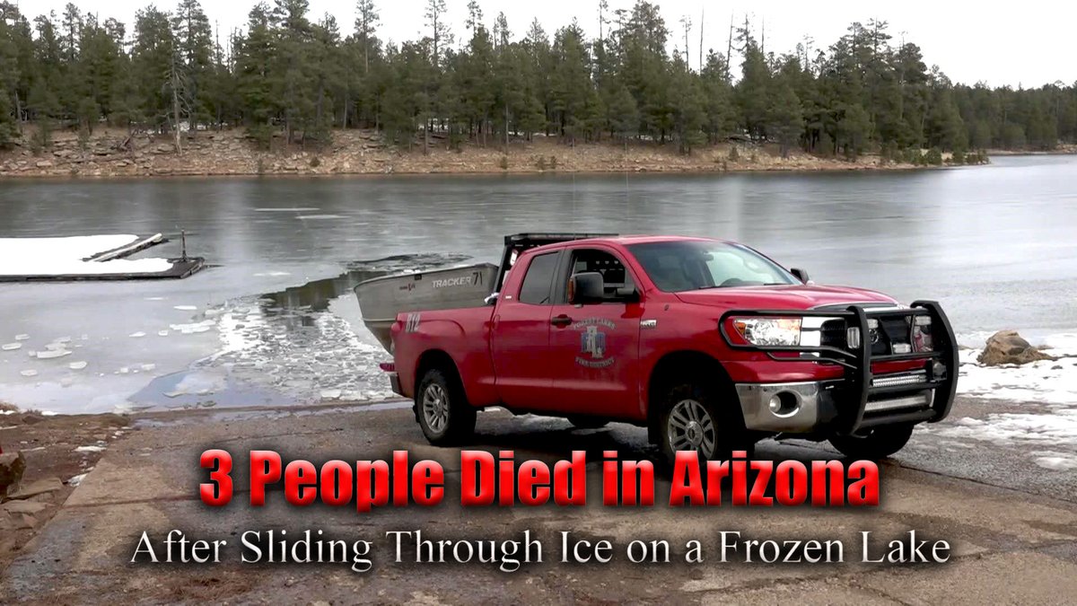 3 people died in Arizona after sliding through ice on a frozen lake.

Authorities claim that three persons were murdered when they attempted to snap a picture on a frozen lake in Arizona and went through the ice.