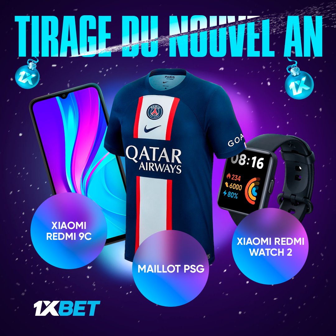 Tirage au sort du Nouvel An aujourd'hui 🧑‍🎄

Les règles sont aussi simples que possible :

🟢 S'abonner à <a href="/1xBet_Francais/">1xBet Français</a> 
🟢 ❤️ + RT
🟢 Tag 2 amis dans les commentaires

Résultats du tirage au sort le 6 janvier, bonne chance 😉