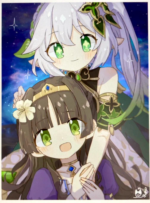 ドニアザードとナヒーダ #nahida  #Gensinimpact 
