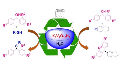 Vanadium Catalyst for C- and S-Alkylation of Benzhydrols in Water: An Experimental Study and Green Metrics Evaluation by <a href="/imarupArup/">Arup Mukherjee</a> and co-workers (<a href="/IIT_Bhilai/">IIT Bhilai</a>) onlinelibrary.wiley.com/doi/10.1002/ej…