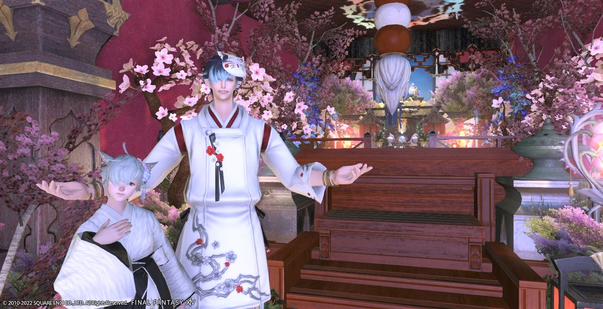 bobonenemiriri's tweet photo. 2023年🐰の初詣にどうぞ⛩🌌
「夜ノ夜中神社」
住所:Carbuncle シロガネ 18区49番地
常時開放しておりますので参拝・撮影どなたでもご自由にどうぞ📸⛩
神社の隣りにはお蕎麦屋も併設しておりますのでまったり休憩もできます(´▽`*)
#夜ノ夜中神社_FF14
#FF14housing
#HousingEden https://t.co/q6jYB6bcUU