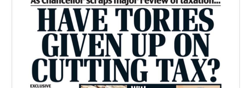 The Tories are no longer the tory party. They are further left than Labour!