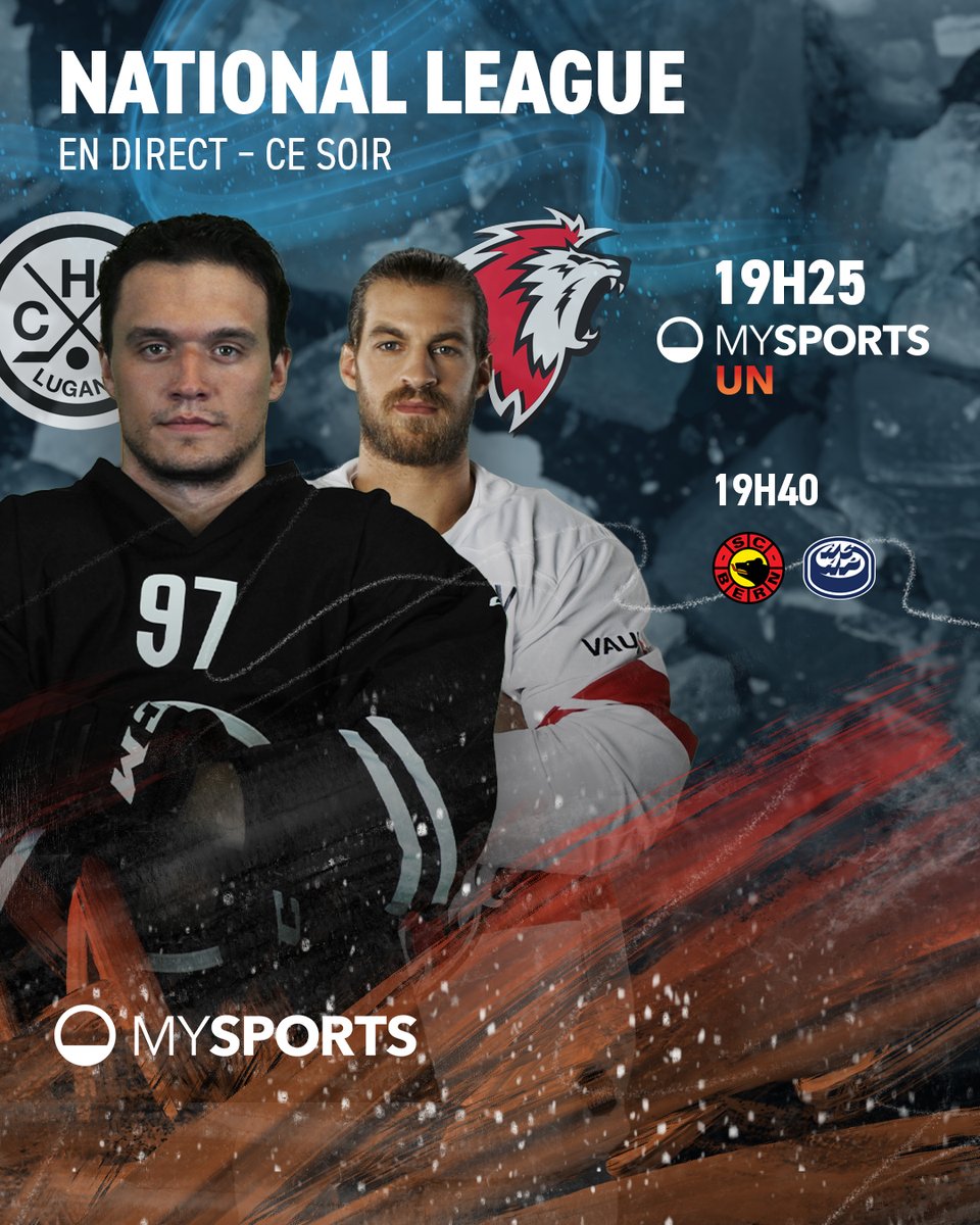 La nouvelle année commence avec une journée de <a href="/NLch_official/">National League</a> à 4️⃣ matchs à deux horaires différents.

Ce soir, nous vous proposons un studio avec Alex, Stéphane et <a href="/Mieville23/">Alain Mieville</a> autour du match entre le <a href="/OfficialHCL/">Hockey Club Lugano</a> et le <a href="/lausannehc/">Lausanne Hockey Club</a>.

Les chaînes 📺:
#HCLLHC UN
#SCBHCAP 5️⃣