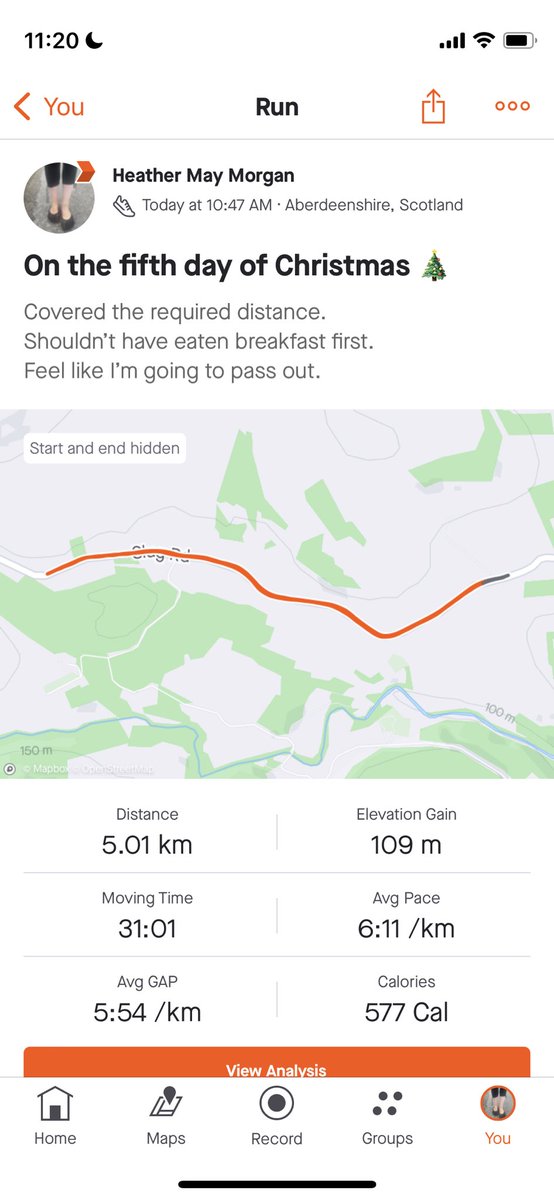 hm_morgan's tweet photo. After recovering from my Nov 2021 marathon accident and surgery, confronting running again in spring 2022, failing, trying again over summer, failing, running machines in autumn, failing, I got up again to attempt #12runsofchristmas and reset before 2023 kicks in. 💥 🤯 🏃🏻‍♀️ 💪🏻 https://t.co/rI0X3453EY