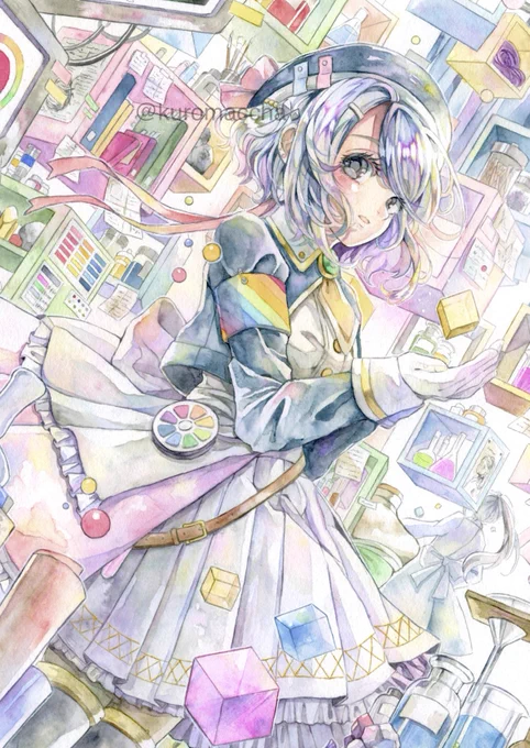 #2022年自分が選ぶ今年の4枚#透明水彩 今年も楽しくお仕事と自主制作ができました。ありがとうございました 