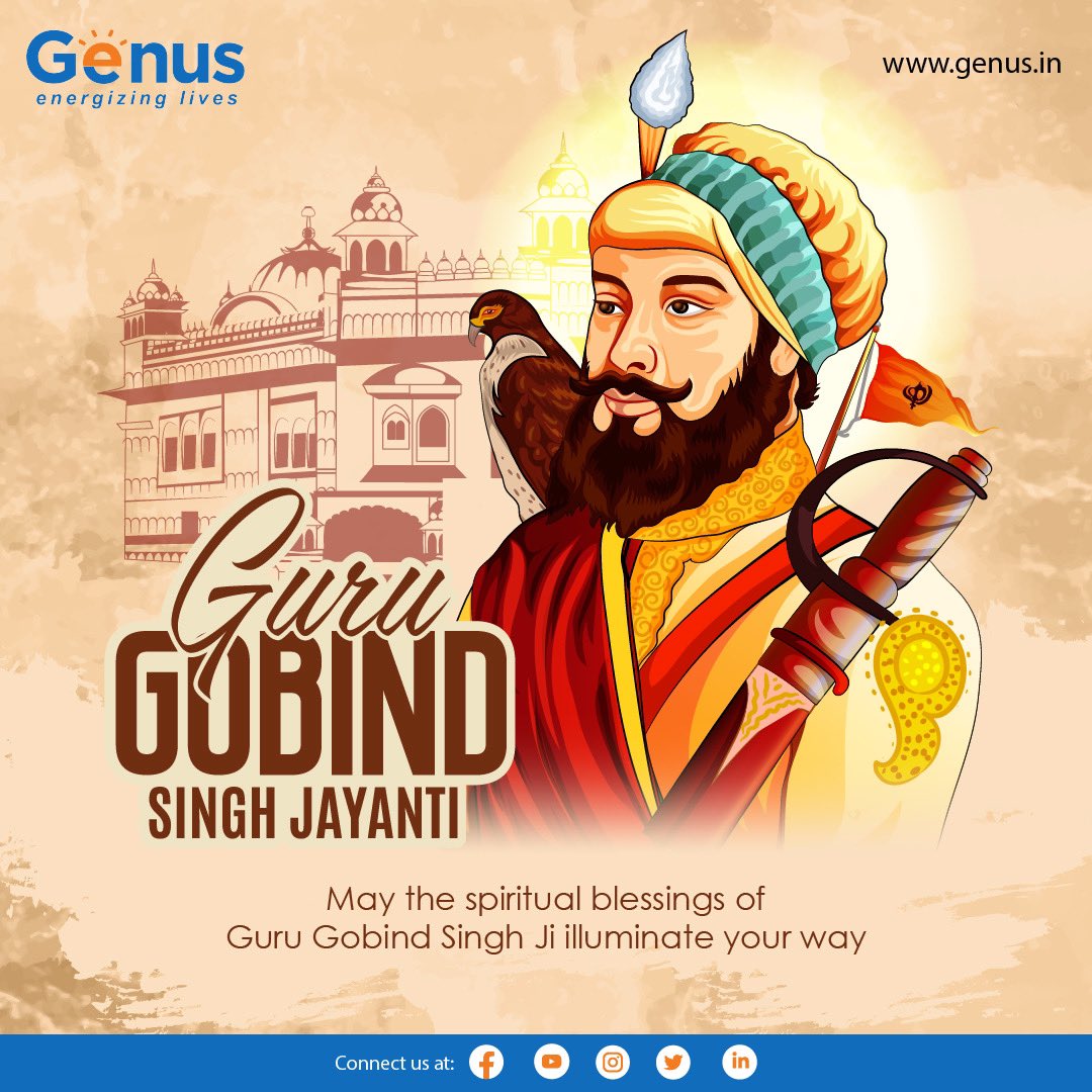 Guru Gobind Singh Jayanti  Guru gobind singh, Guru purab, Jayanti