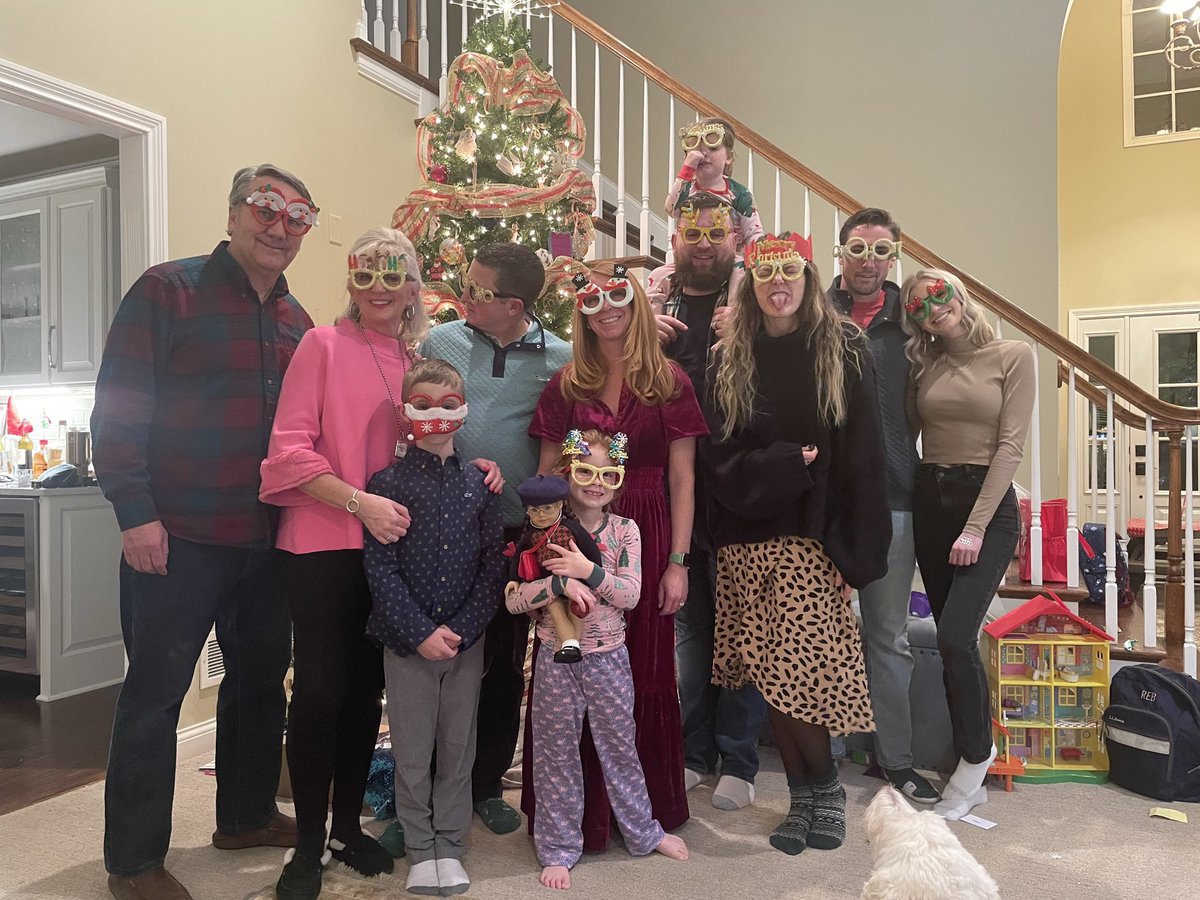 Merry Christmas from our home to yours! What a fun day with our children and grandchildren.
