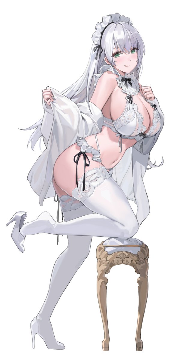 圖 讓人想懺悔的肥嫩奶子與吊帶襪肉肉蜜大腿