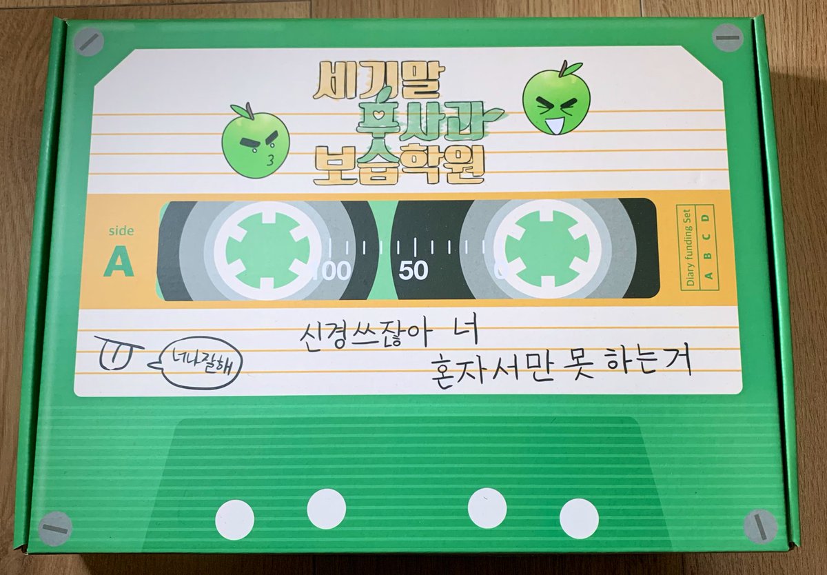 そういえばちょっと前に『世紀末青リンゴ学習塾』ダイアリーグッズ