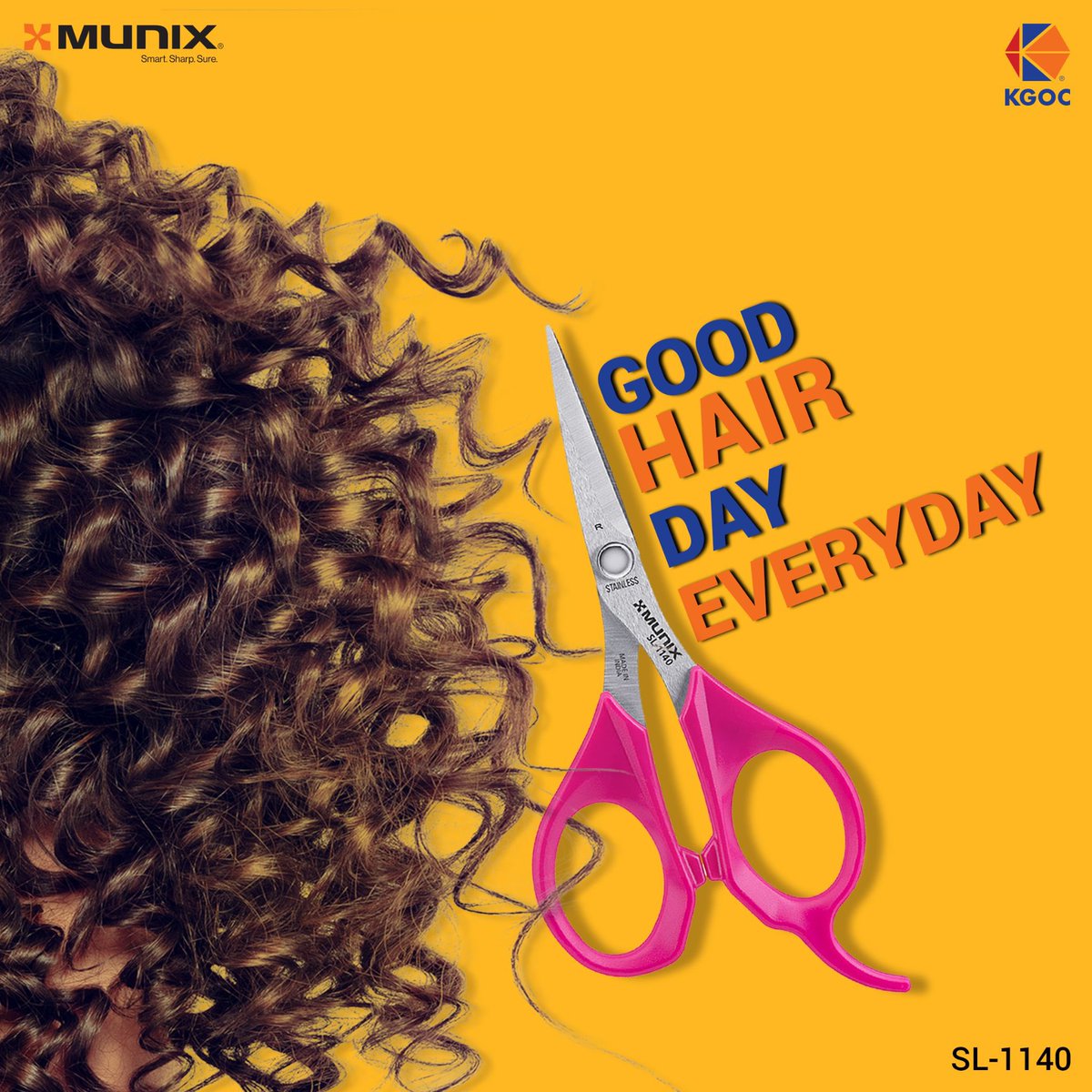 MunixKGOC's tweet image. Your hair can be many things. A reflection of your soul, a hint of your personality or your current mood. Show them off in style with Munix.

#PersonalCare #Groomonthego #Munixscissors