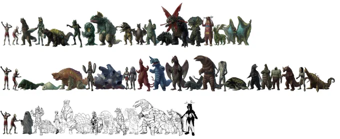 今日はウルトラマンCタイプと伝説怪獣ウーを完成しました(*`・ω・)ゞウーはもう少しの修正が必要ですけど自分にとってCタイプは巨大な壁でしたこれで統一スケールのウルトラ怪獣はまた再開できます 