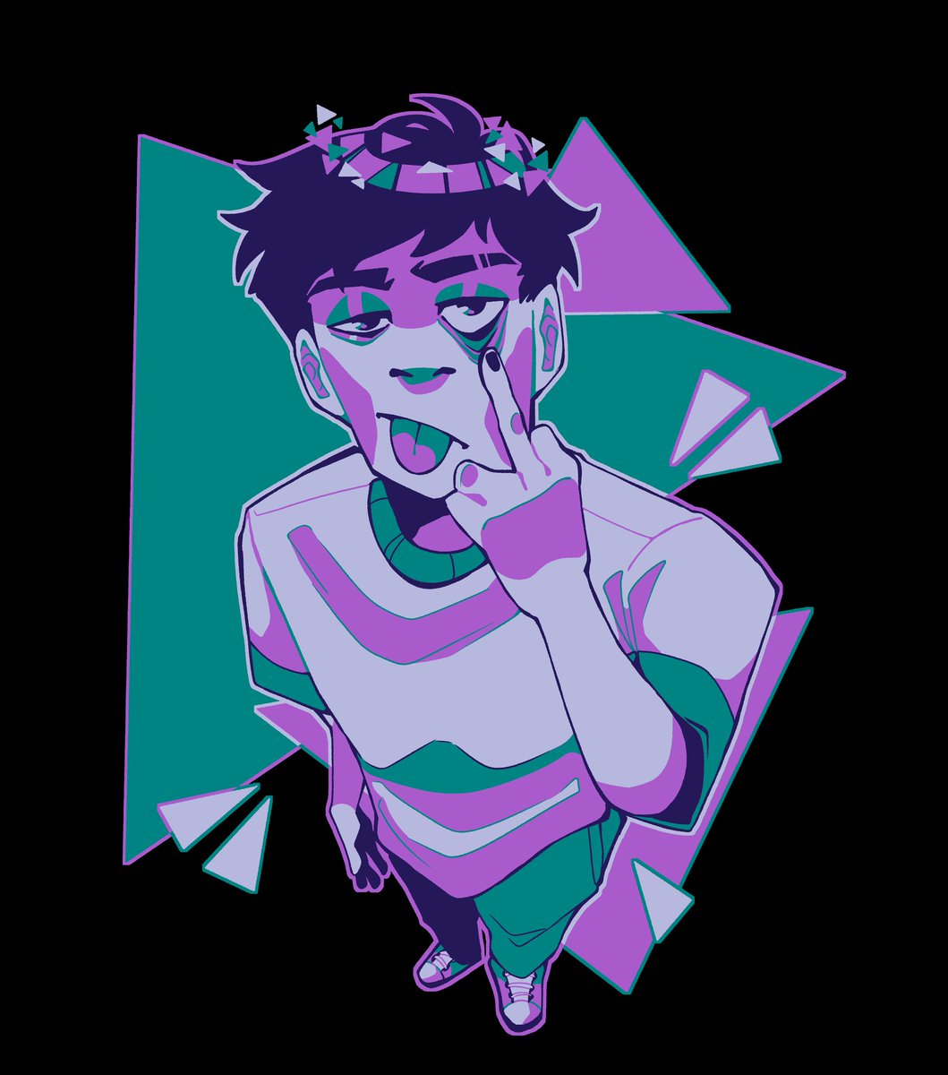 'ello :3 
I drew this for a band-t-shirt-design contest by rare americans and it would mean the world to me, if you were to scroll down the entries a bit and vote for me uwu tradablebits.com/tb_app/480812 
I am really proud of how this turned out :D