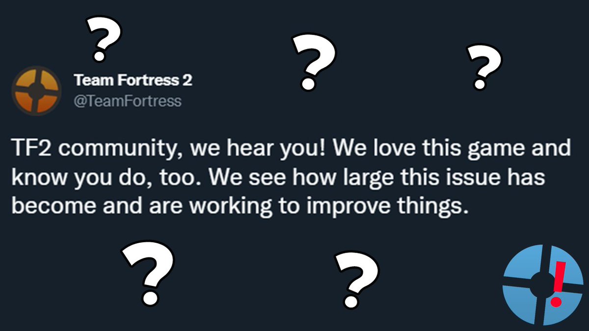 2FortDaily's tweet image. REPORT: TF2 fans somehow surprised Valve aren't working on improving things