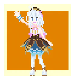 ドット絵とイラストからこの2つを #今年も残りわずかなのでお気に入りの4枚を貼る 
