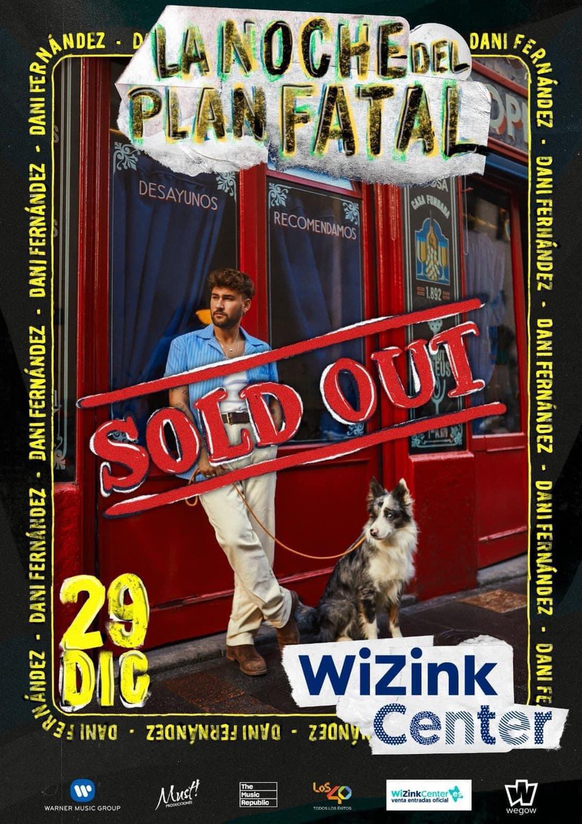 Cuidado con el conciertazo de hoy en el @WiZinkCenter !!
<a href="/DaniFdez/">Dani Fernández D.</a> con sold out !!! 👏