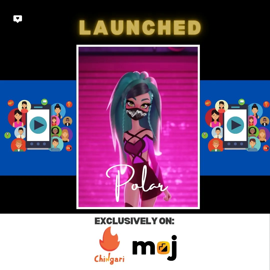 Sonytalentven's tweet photo. Virtual Singer : The rise of Polar 

#polar #iampolar #polarmusic #virtualinfluencer #virtualtalent #avatars #VirtualPopstar #music #popmusic #liger #instagram #moj #chingari #india https://t.co/W2N2S2EEGV