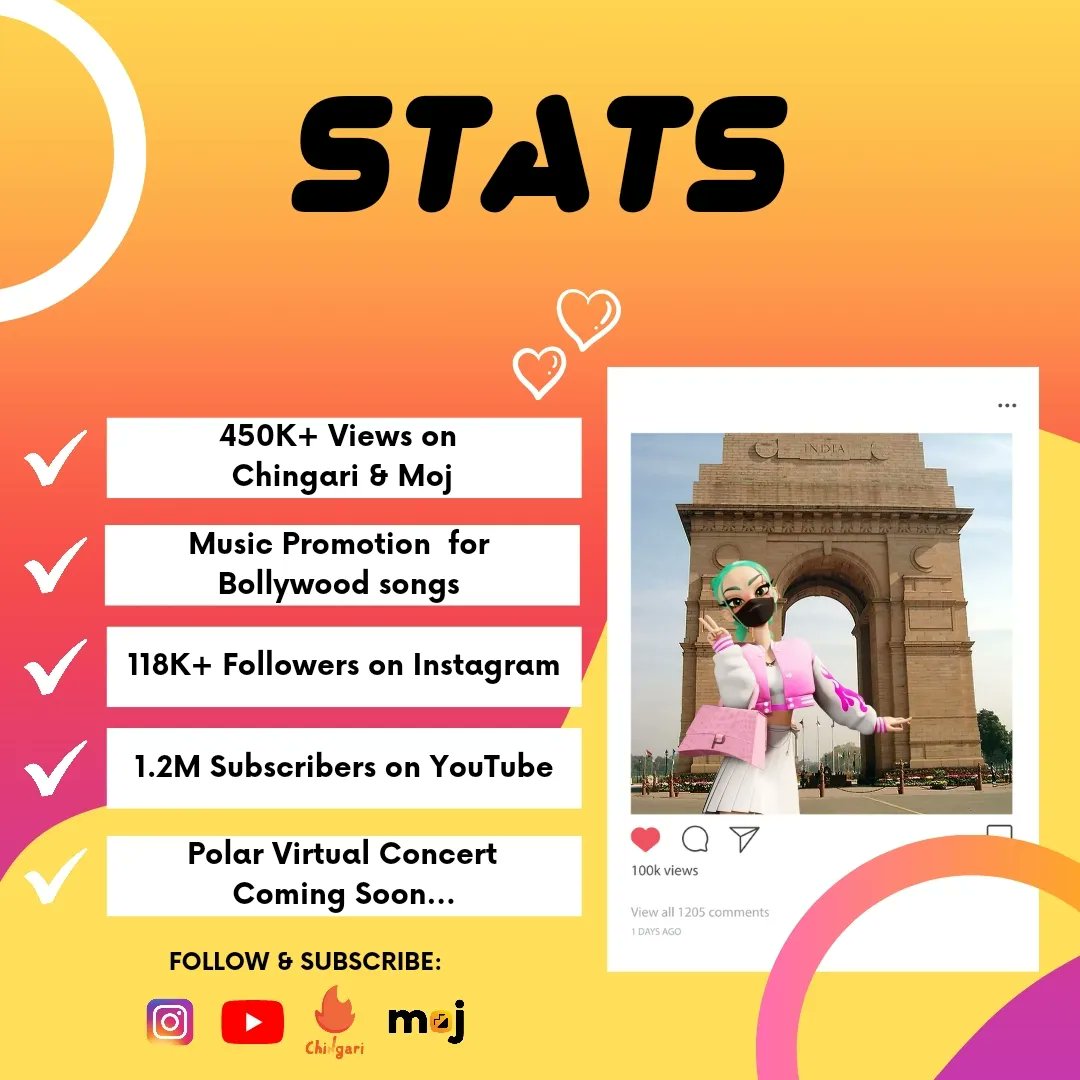 Sonytalentven's tweet photo. Virtual Singer : The rise of Polar 

#polar #iampolar #polarmusic #virtualinfluencer #virtualtalent #avatars #VirtualPopstar #music #popmusic #liger #instagram #moj #chingari #india https://t.co/W2N2S2EEGV
