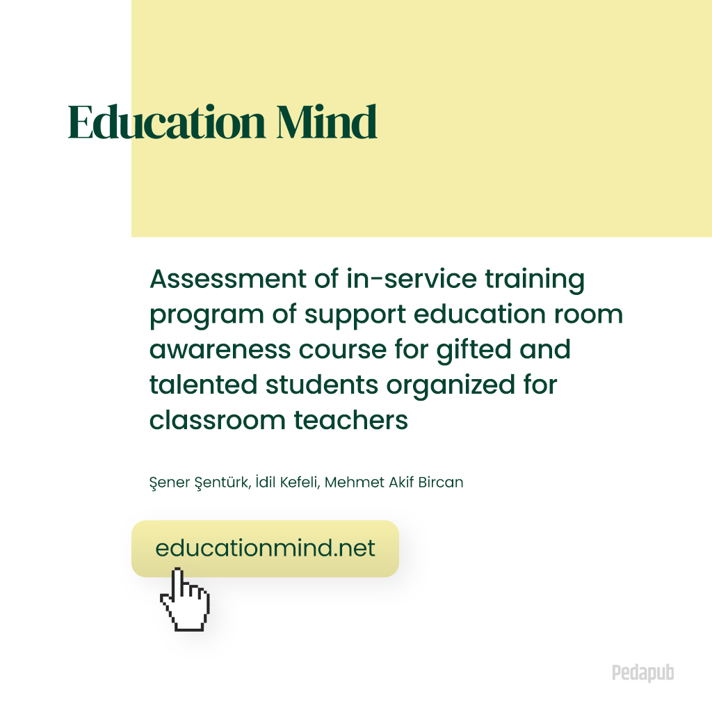 The new issue of Education Mind has been published: educationmind.net