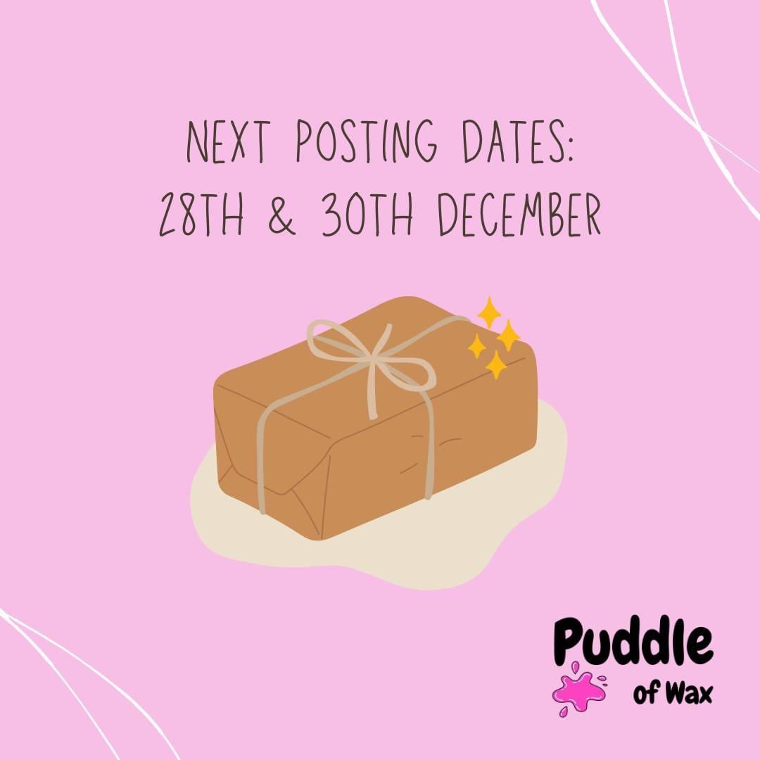 MariaDarcey30's tweet image. Good afternoon everyone, I’ve got some new products coming soon. This is when the next posting date is, I’m putting and order in on Friday with it being Christmas 🎄 but it’ll be in the morning.  #Availablenow #orderonline #orderingsoon😍 #puddlewax #scent