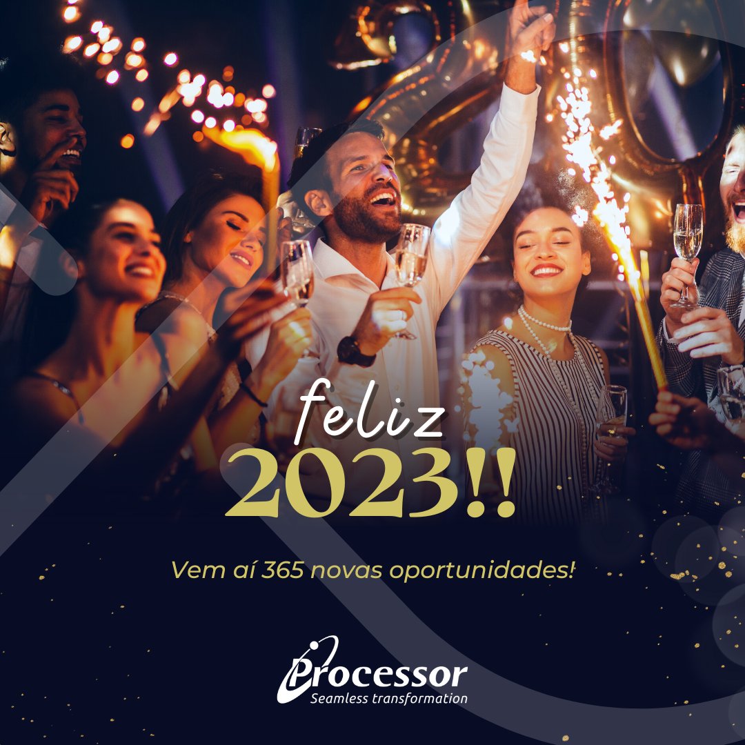 grupoprocessor's tweet photo. Agradecemos a todos os clientes, parceiros e colaboradores que estiveram conosco neste ano.
Que em 2023 possamos estar juntos novamente para celebrarmos as conquistas que virão.
Um Feliz Ano Novo a todos! 🎆🥂✨
#weproc #pessoasapaixonadaspeloquefazem #feliz2023 https://t.co/NRwmd8Ypba