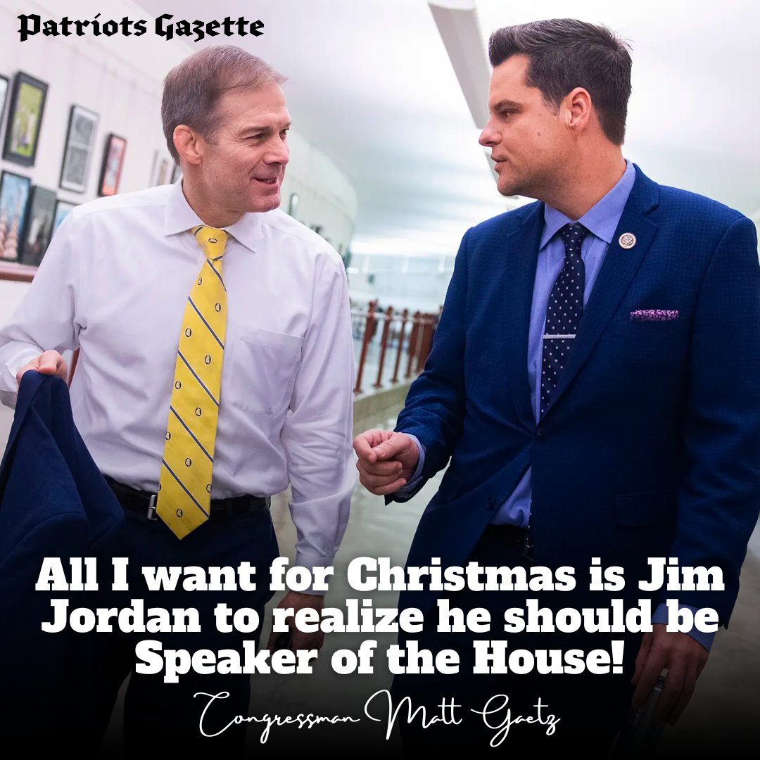 Would you support Jim Jordan for Speaker?