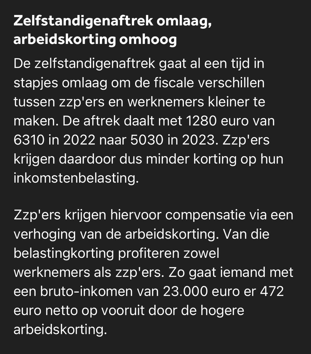 nataschalibbert's tweet photo. Ik zie vast iets over het hoofd maar ik snap de logica niet. #regelingen #zelfstandigenaftrek #belastingdienst #zzp #nogeenregeling @Belastingdienst https://t.co/UgwjoscSvS